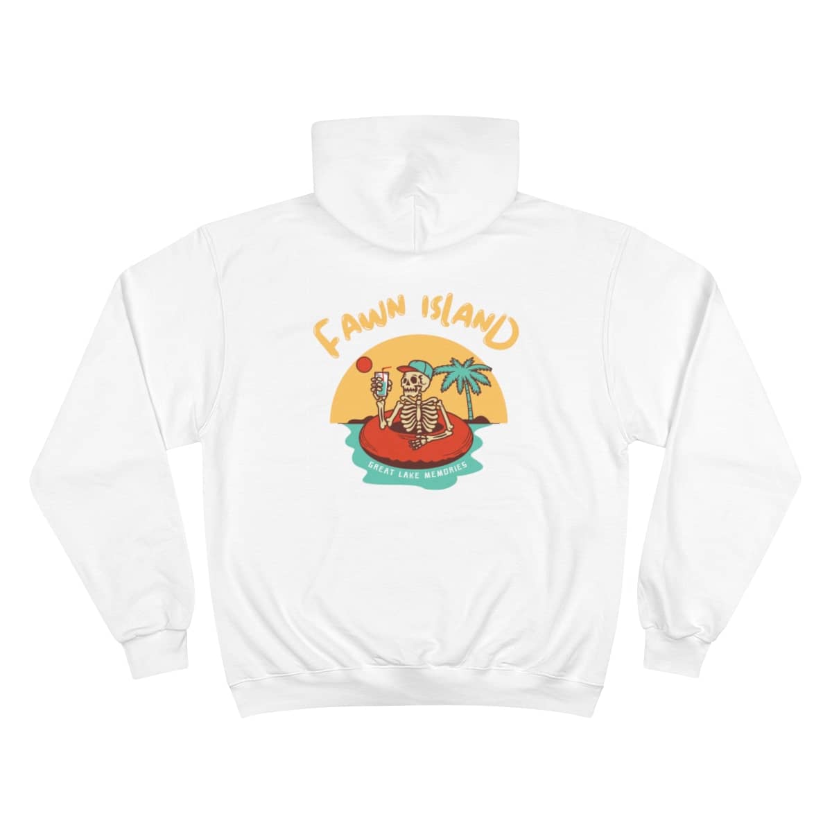 Fawn Island Floaty Skeleton Champion Hoodie